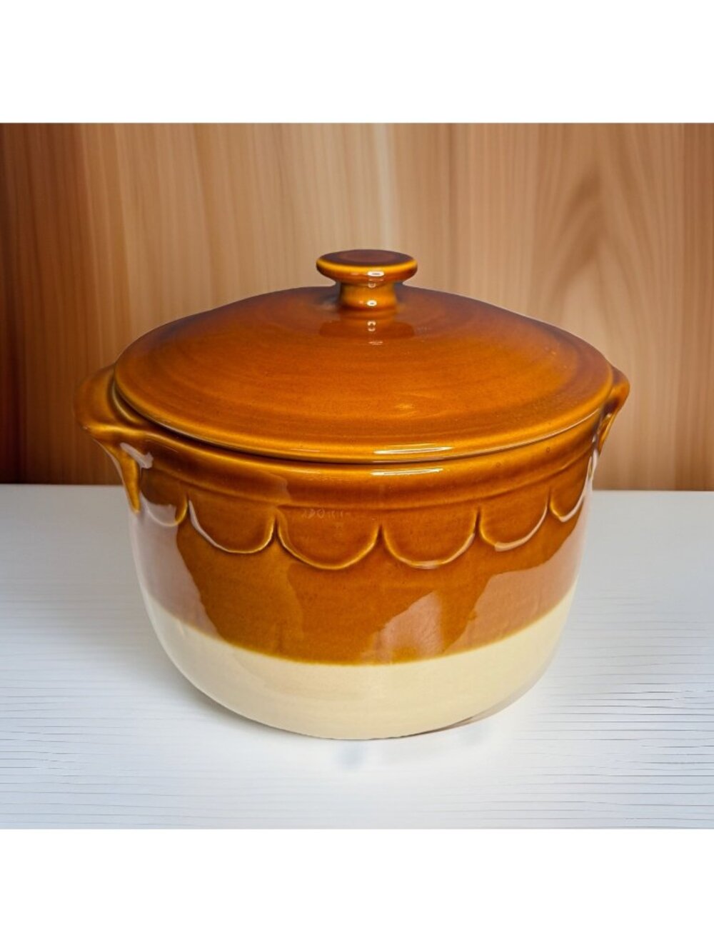 Emile Henry Scalloped Dutch Oven 2qt Stoneware Soup Stew Pot 1483 Made In France